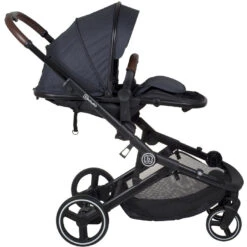 Babygo Twinner Grey Tandem Duowagen Incl. 2 Autostoelen -Kleintje Wereld babygo twinner tandem duowagen 14 2 2