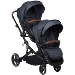 Babygo Twinner Grey Tandem Duowagen Incl. 2 Autostoelen -Kleintje Wereld babygo twinner tandem duowagen 19 2 1