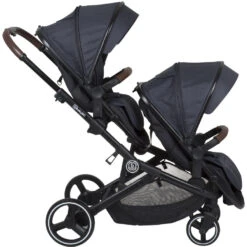 Babygo Twinner Grey Tandem Duowagen Incl. 2 Autostoelen -Kleintje Wereld babygo twinner tandem duowagen 20 2 1