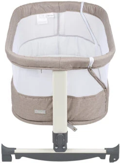 Babygo Vivaldi Beige Wieg Aan Bed 4652 -Kleintje Wereld babygo vivaldi beige wieg aan bed 4652 2