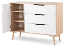Babykamer Marloes Naturel: Ledikant & Commode -Kleintje Wereld babykamer marloes ledikant commode kast 5 1 5