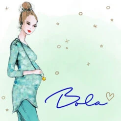 Babylonia Bola Roségoud Roze Druppel Zwangerschapsketting Met Babybel VO210 -Kleintje Wereld babylonia bola 16