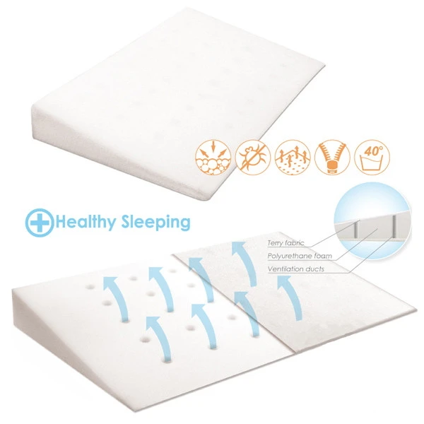 Babymatex Klin Original Wit 60x36 Cm Hellend Vlak Kussen TB0058_01 - Afbeelding 2