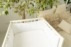 Babymatex Muslin Bump Air Pink 180 Cm Bedbumper TB0445_12 -Kleintje Wereld babymatex muslin bump air 180 cm bedbumper tb0445 3 2