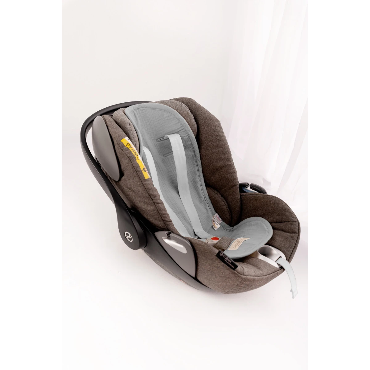 Babymatex Muslin Paddi Dark Grey Inlegkussen TB0440_44 5 Babymatex Muslin Paddi Dark Grey Inlegkussen TB0440_44 - Afbeelding 3