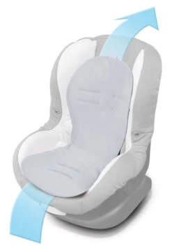 Babymatex AeroLine Paddi Grijs Inlegkussen TB0209_42 -Kleintje Wereld babymatex paddi drukverlagende autostoelinzet grijs tb0209 42.2