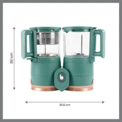 Babymoov Nutribaby Glazen 4-in-1 Foodprocessor A001132 -Kleintje Wereld babymoov glazen nutribaby a001132 10