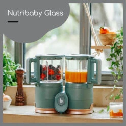 Babymoov Nutribaby Glazen 4-in-1 Foodprocessor A001132 -Kleintje Wereld babymoov glazen nutribaby a001132 3