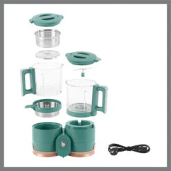 Babymoov Nutribaby Glazen 4-in-1 Foodprocessor A001132 -Kleintje Wereld babymoov glazen nutribaby a001132 7