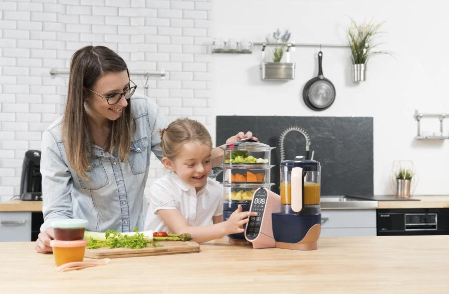 Babymoov Nutribaby Plus XL Stoomkoker / Mixer / Flessenverwarmer In 1 A001127 7 Babymoov Nutribaby Plus XL Stoomkoker / Mixer / Flessenverwarmer In 1 A001127 - Afbeelding 5