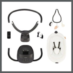 Babymoov Swoon Evolution Teddy Curl White Babyschommel A055020 -Kleintje Wereld babymoov swoon evolution curl white babyschommel a055020 2