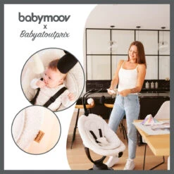 Babymoov Swoon Evolution Teddy Curl White Babyschommel A055020 -Kleintje Wereld babymoov swoon evolution curl white babyschommel a055020 5