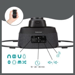 Babymoov Swoon Evolution Teddy Curl White Babyschommel A055020 -Kleintje Wereld babymoov swoon evolution curl white babyschommel a055020 7