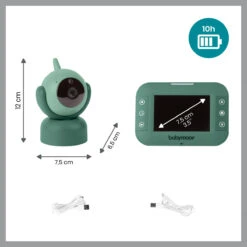 Babymoov Yoo Master 3,5 Inch 360° Beeldbabyfoon A014425 -Kleintje Wereld babymoov yoo master 360 beeldbabyfoon a014425 7