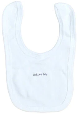 Petit Villain Wit 'Welcome Baby' 6-delige Babyset -Kleintje Wereld babyset slab 4