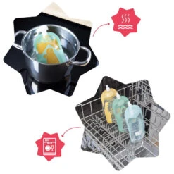 Badabulle 15 Stuks Herbruikbare Knijpzakjes B004500 -Kleintje Wereld badabulle 15 stuks herbruikbare knijpzakjes b004500 4 1920x1920