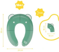 Badabulle Groen Toiletverkleiner B027009 -Kleintje Wereld badabulle groen toiletverkleiner b027009 4 1920x1920