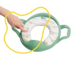 Badabulle Groen Toiletverkleiner Met Handgrepen B027008 -Kleintje Wereld badabulle groen toiletverkleiner met handgrepen b027008 4 1920x1920