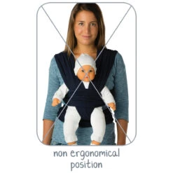 Babylonia Tricot-Slen Organic Sierra Brown Draagdoek BDDTS_1_903 15 Babylonia Tricot-Slen Organic Sierra Brown Draagdoek BDDTS_1_903 -Kleintje Wereld bddts position 04 lr