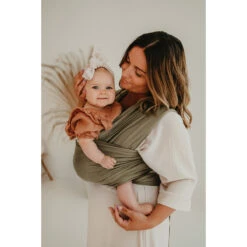 Babylonia Tricot-Slen Bamboo Khaki Green Draagdoek BDDTSB_1_707 12 Babylonia Tricot-Slen Bamboo Khaki Green Draagdoek BDDTSB_1_707 -Kleintje Wereld bddtsb 707 01 lr