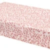Bébé-jou Bebe-Jou Leopard Pink 72 X 44 Cm Jersey Aankleedkussenhoes 3029123 -Kleintje Wereld bebe jou leopard pink jersey aankleedkussenhoes