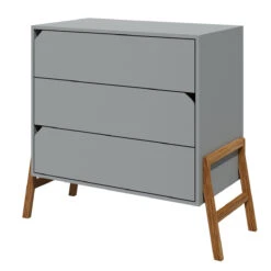 Bellamy Lotta Grey Babykamer: Ledikant/Juniorbed En Commode -Kleintje Wereld bellamy lotta grey commode loszkomo 2 1