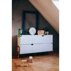 Bellamy Lotta Snow Commode Met 6 Lades LOBIKO6S -Kleintje Wereld bellamy lotta snow commode met 6 lades lobiko6s 5