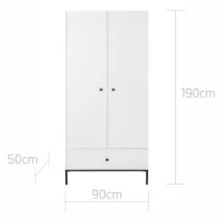 Bellamy Lumi White 2-Deurskast LUBISZ2D -Kleintje Wereld bellamy lumi white 2 deurskast lubisz2d 4