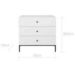 Bellamy Lumi White Commode LUBiKOMO -Kleintje Wereld bellamy lumi white commode lubikomo 3