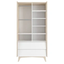 Bellamy So Sixty Babykamer: Ledikant/Juniorbed, Commode En 2-Deurskast -Kleintje Wereld bellamy so sixty 2 deurskast ssbisz2d 2 1