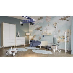 Bellamy So Sixty Babykamer: Ledikant/Juniorbed, Commode En 2-Deurskast -Kleintje Wereld bellamy so sixty babykamer 04 1