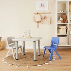 Bieco Blauw Kunststof Kinderstoeltje 04000003 -Kleintje Wereld bieco blauw kunststof kinderstoeltje 04000003 6