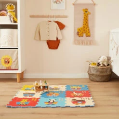 Bieco Dieren Trein Schuimrubberen 9 Stuks Puzzel Mat 19003763 -Kleintje Wereld bieco dieren trein schuimrubberen 9 stuks puzzel mat 19 003763 .sfeer 1