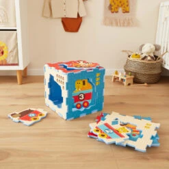 Bieco Dieren Trein Schuimrubberen 9 Stuks Puzzel Mat 19003763 -Kleintje Wereld bieco dieren trein schuimrubberen 9 stuks puzzel mat 19 003763 .sfeer 3