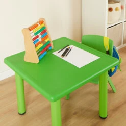 Bieco Groen Kindertafel 04000033 -Kleintje Wereld bieco groen kindertafel 04000033 6