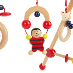 Bieco Toys My First Gym Red Houten Babygym 23000004 -Kleintje Wereld bieco toys my first gym red houten babygym 23000004 5