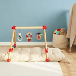 Bieco Toys My First Gym Red Houten Babygym 23000004 -Kleintje Wereld bieco toys my first gym red houten babygym 23000004 7