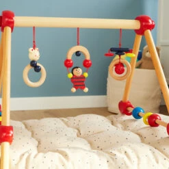 Bieco Toys My First Gym Red Houten Babygym 23000004 -Kleintje Wereld bieco toys my first gym red houten babygym 23000004 8