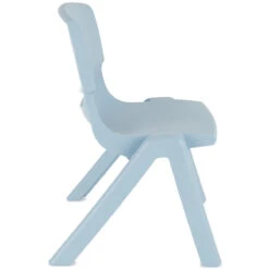 Bieco Trend Blauw Kunststof Kinderstoeltje 04201806 -Kleintje Wereld bieco trend blauw kunststof kinderstoeltje 04201806 3