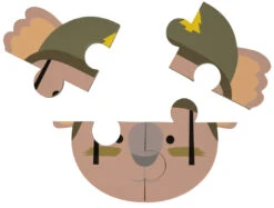 Bo Jungle B-Animal Aap Beer Koala 3 Stuks Puzzel B950010 17 Bo Jungle B-Animal Aap Beer Koala 3 Stuks Puzzel B950010 -Kleintje Wereld bo jungle b animal aap beer koala 3 stuks puzzel b950010 7