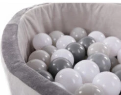 Bo Jungle B-Ball Pit Grijs Ballenbak B910620 -Kleintje Wereld bo jungle b ball pit grijs ballenbak b910620 2