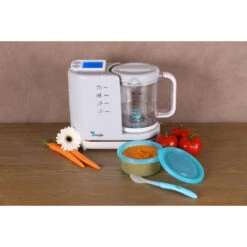 Bo Jungle B-Digital 6-in-1 Baby Food Processor Keukenmachine B580000 -Kleintje Wereld bo jungle b digital 6 in 1 baby food processor keukenmachine 5
