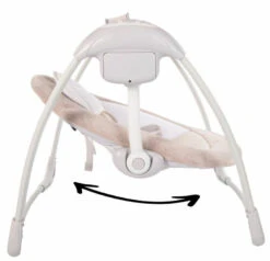 Bo Jungle B-Portable Swing Dolphy Taupe Babyschommel B700610 -Kleintje Wereld bo jungle b portable swing dolphy taupe babyschommel b700610 3