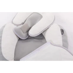 Bo Jungle B-Snooze Wit/Grijs 3-in-1 Universeel Kussen B180500 -Kleintje Wereld bo jungle b snooze witgrijs 3 in 1 universeel kussen b180500 8 1