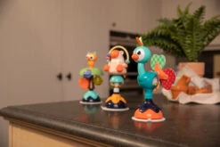 Bo Jungle B-Suction Toy Cute Peacock Kinderstoel Speelgoed B910820 -Kleintje Wereld bo jungle b suction toy cute peacock kinderstoel speelgoed b910820 7