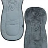Bo Jungle B-Stroller Liner Grijs/Zwart Universeel Buggy Inlegkussen B300900 -Kleintje Wereld bo jungle b stroller liner grijs zwart b300900 4