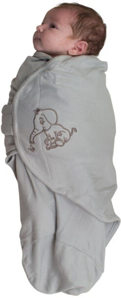 Bo Jungle Baby Wrap Grey Large Wikkeldeken B170510 -Kleintje Wereld bo jungle baby wrap grey large wikkeldeken b170510 2