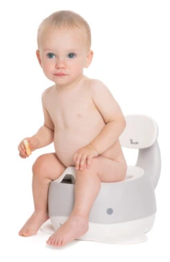 Bo Jungle Walvis Grijs Baby Potje B410410 -Kleintje Wereld bo jungle walvis grijs baby potje b410410 1