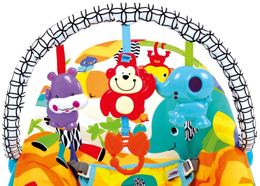 Bondigo Bouncer Wipstoel Met Trilfunctie En Muziek BL7100 6 Bondigo Bouncer Wipstoel Met Trilfunctie En Muziek BL7100 - Afbeelding 4