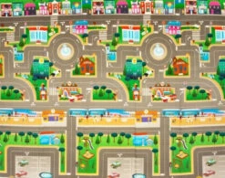 Prince Lionheart Playmat City/Zoo Opvouwbaar Speelkleed 7765 -Kleintje Wereld bpr25523d2 4 1